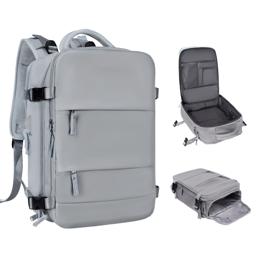 Mochila Multifuncional com carregamento USB (aprovada para voo)