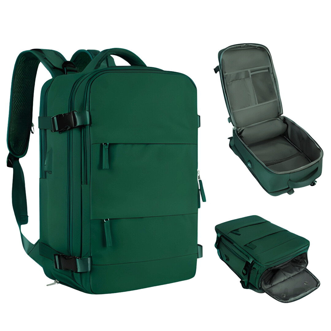 Mochila Multifuncional com carregamento USB (aprovada para voo)