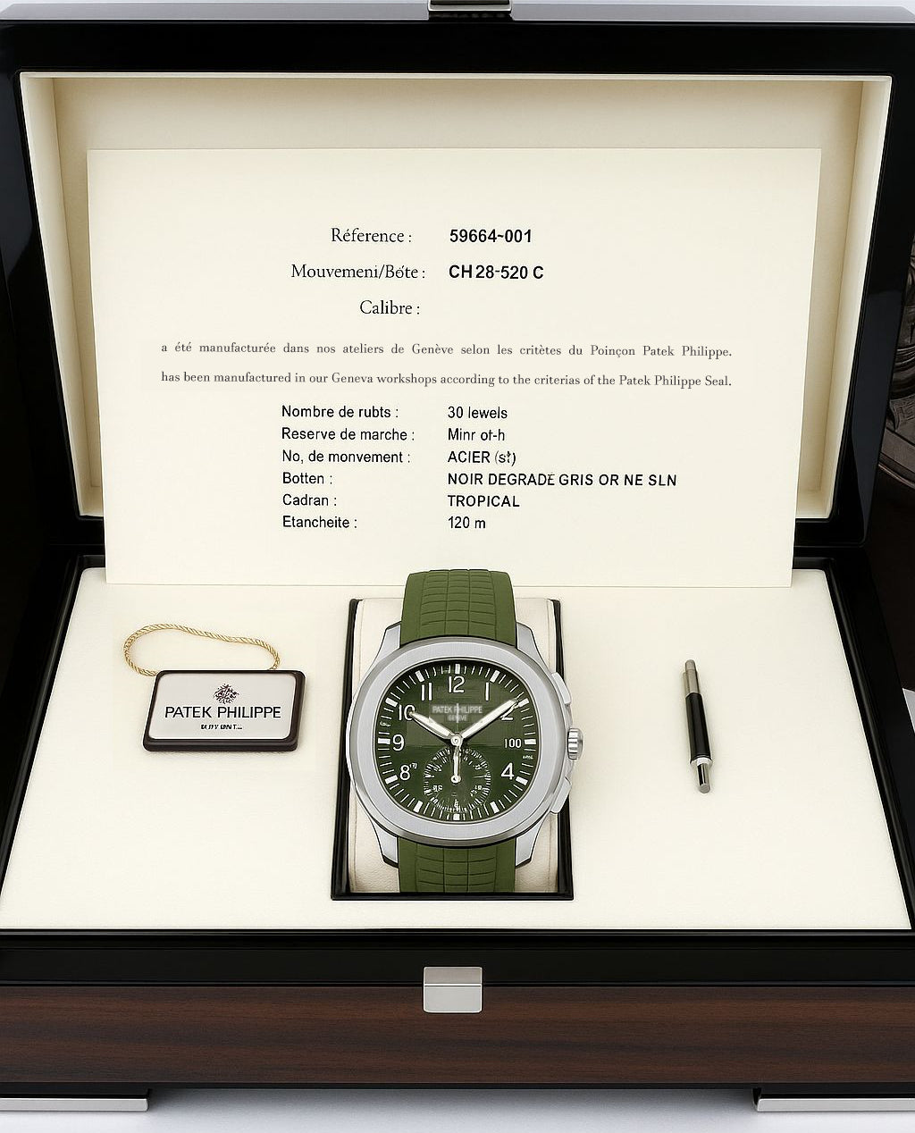 Relógio Geneve Aquanaut 42.2mm + Caixa de Acompanhamento