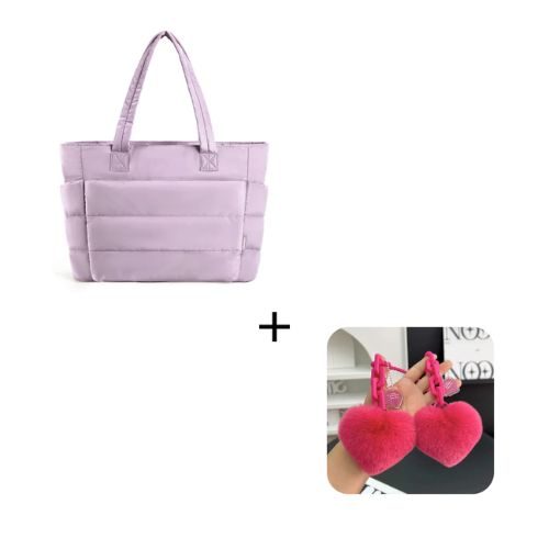 Bolsa Puffer Grande + Brinde Especial