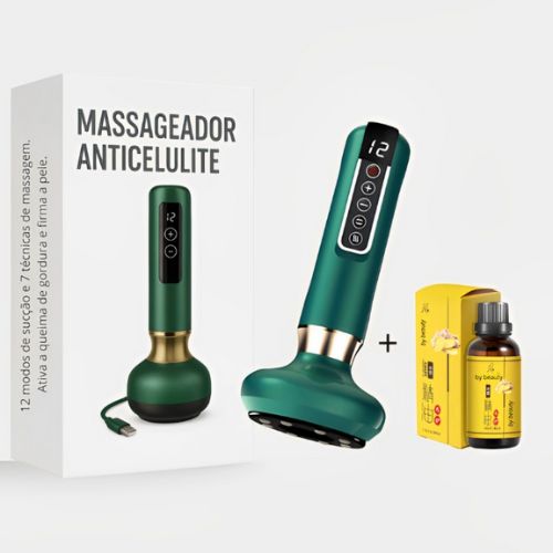 Massageador Anti Celulite + Brinde Óleo de Massagem