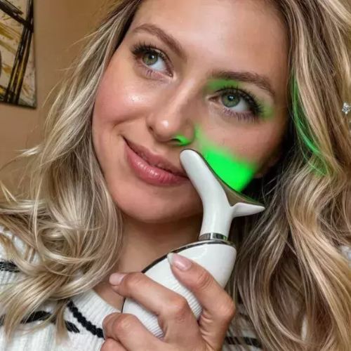 Massageador Facial Rejuvenescedor GlowPro Led 2.0