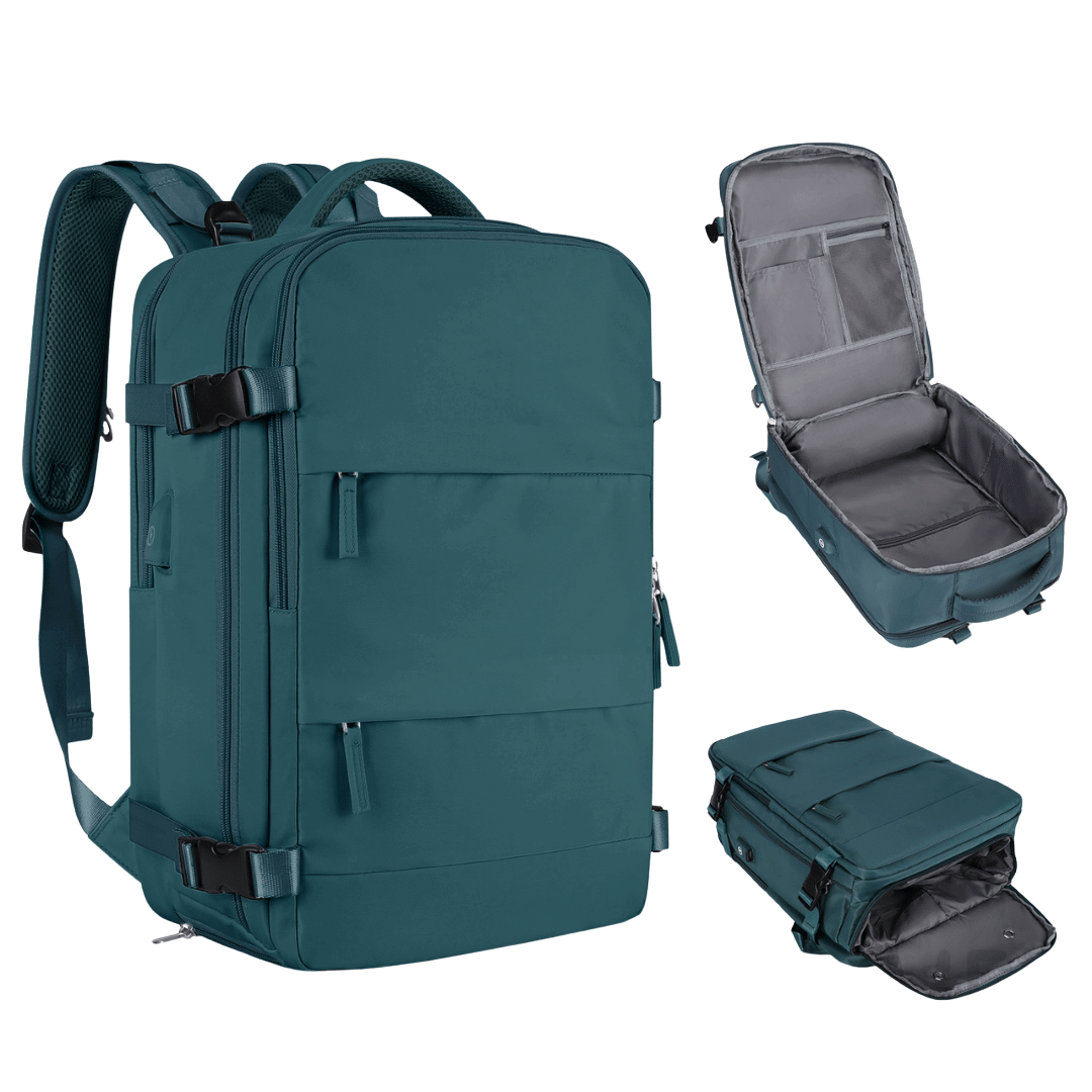 Mochila Multifuncional com carregamento USB (aprovada para voo)