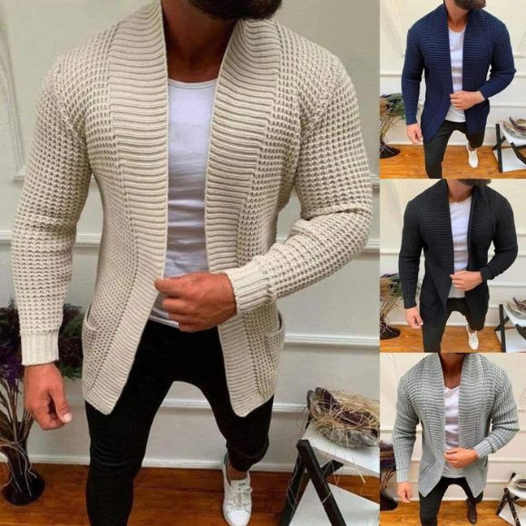 Cardigan Masculino Tricô