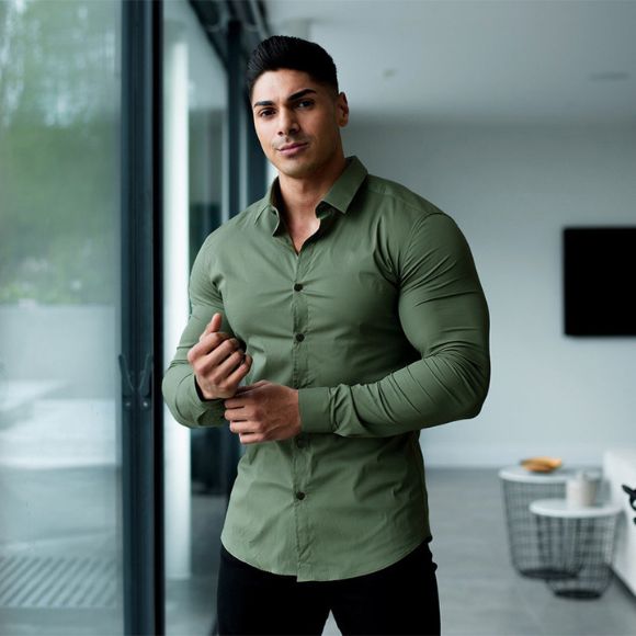 Camisa Social Masculina Slim