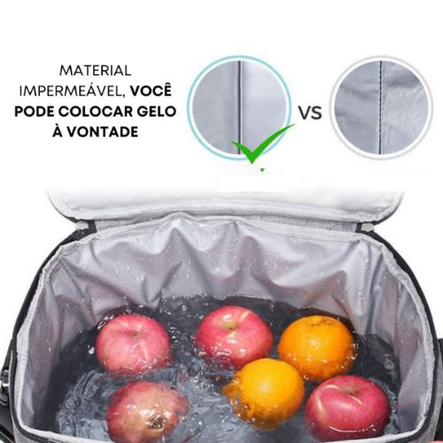 Mochila, Cooler, Térmica, À Prova D’água, Anti Vazamento, 20 Litros, Viagem, Piquenique, Tecnologia de Resfriamento.