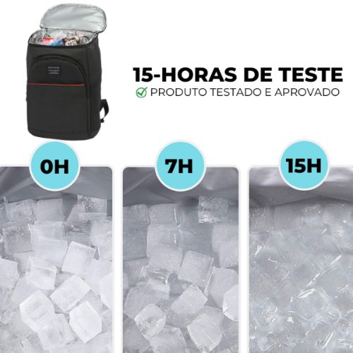 Mochila, Cooler, Térmica, À Prova D’água, Anti Vazamento, 20 Litros, Viagem, Piquenique, Tecnologia de Resfriamento.