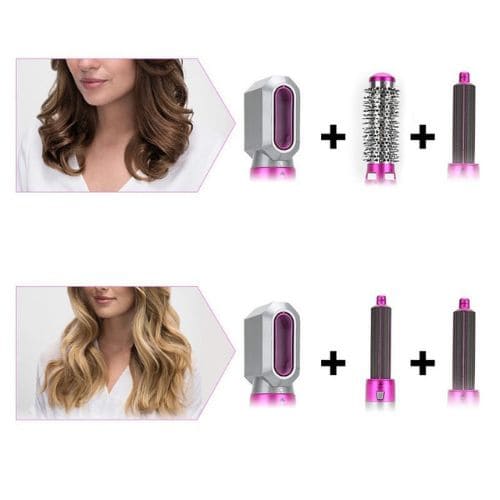 Escova Secadora 5 em 1 - Hair Done, Babyliss, Escova Secadora, Escova Alisadora, Escova Rotativa Escova Modeladora