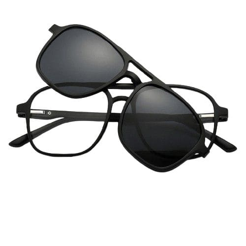 Óculos de Sol Magnético 6 em 1, Oculos de Sol, Óculos de Sol Feminino, Oculos de Sol Masculino, Oculos Escuro, Oculos Aviador, Oculos Polarizados, Oculos Esportivos