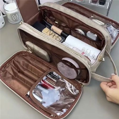 Necessaire Feminina Grande Para Maquiagem, Necessaire Feminina, Necessaire Maquiagem, Bolsa Necessaire, Maleta de Maquiagem, Necessaire Viagem, Necessaire Grande