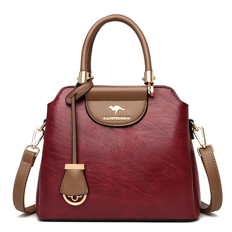 Bolsa Feminina de Couro Elegance, Bolsa Feminina, Bolsa de Couro, Bolsa de Ombro, Bolsa Feminina Preta, Bolsa Feminina Transversal, Bolsa Feminina Pequena