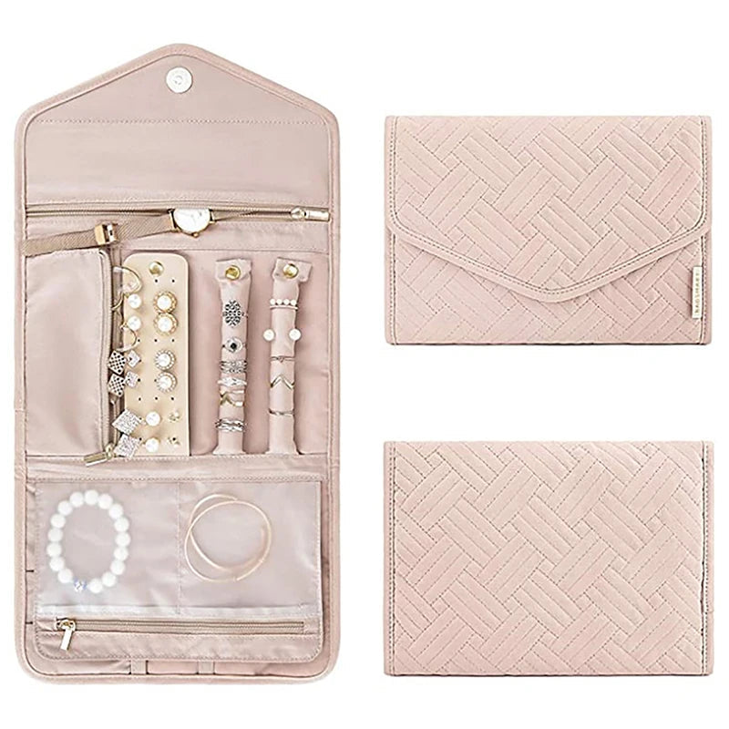 Porta Joias Organizador Para Viagem Portátil, Joia S, Porta Joias, Porta Joias Grande, Caixa de Joias, Porta Joia Pequeno, Organizador de Joias, Porta Joias Pandora, Porta Joias Vivara