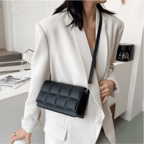 Bolsa Feminina de Couro - Crossbody Glamour - Elite Shop