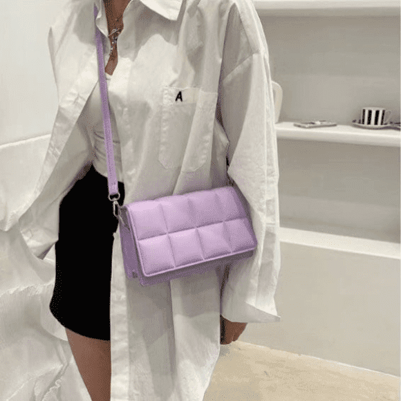 Bolsa Feminina de Couro - Crossbody Glamour - Elite Shop