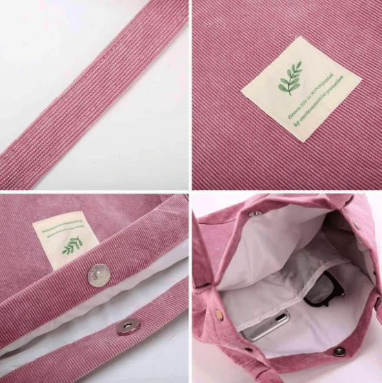 Bolsa Cotelê Casual® - Lançamento Outono 2022 - Elite Shop