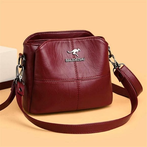 Bolsa Couro Vintage