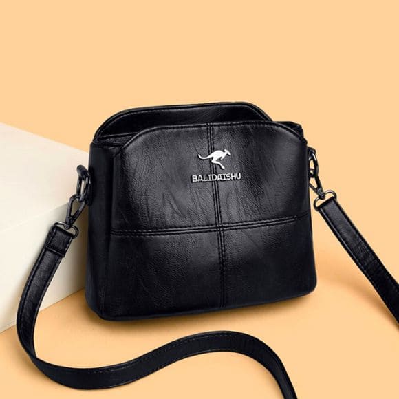 Bolsa Couro Vintage