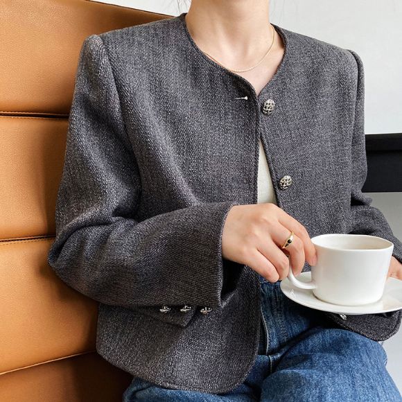 Blazer Feminino Tweed