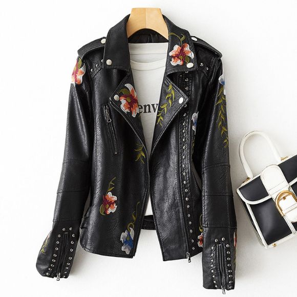 Jaqueta Feminina Retro Floral