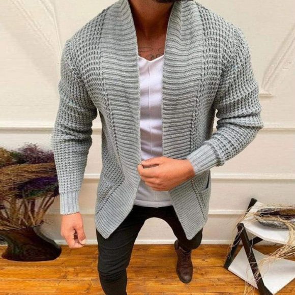 Cardigan Masculino Tricô