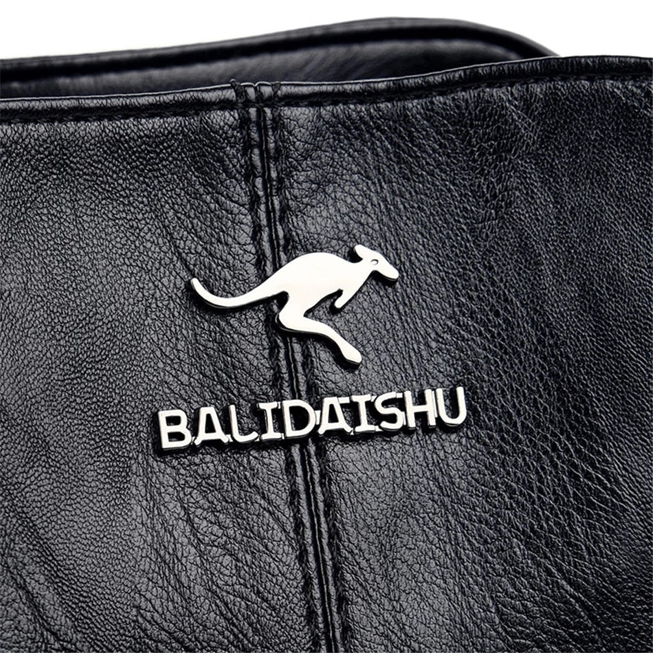Bolsa Couro Vintage