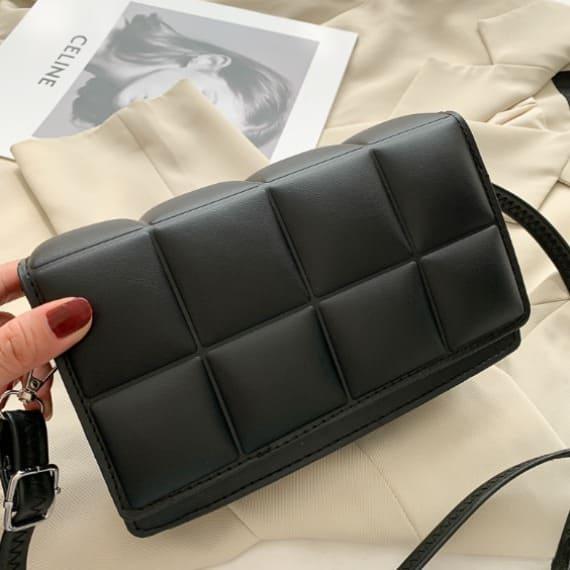 Bolsa Feminina de Couro - Crossbody Glamour - Elite Shop