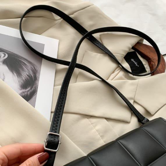 Bolsa Feminina de Couro - Crossbody Glamour - Elite Shop