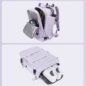 Mochila Multifuncional com carregamento USB (aprovada para voo)