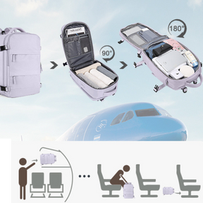 Mochila Multifuncional com carregamento USB (aprovada para voo)