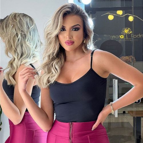 Blusa Regata Feminina com Sutiã Embutido