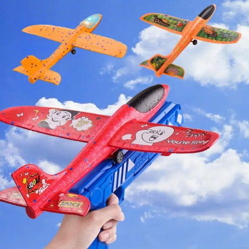 Lançador de Avião, Brinquedo Lançador de Avião, Super Lançador de Avião, Kit Completo Lançador de Avião