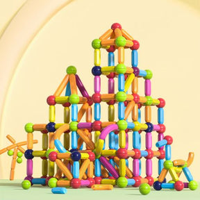 Blocos de Construção, Magnéticos, Criatividade, Aprendizado, Exploração, Construção Inovadora, Brinquedo de Ímãs, Seguro para Crianças