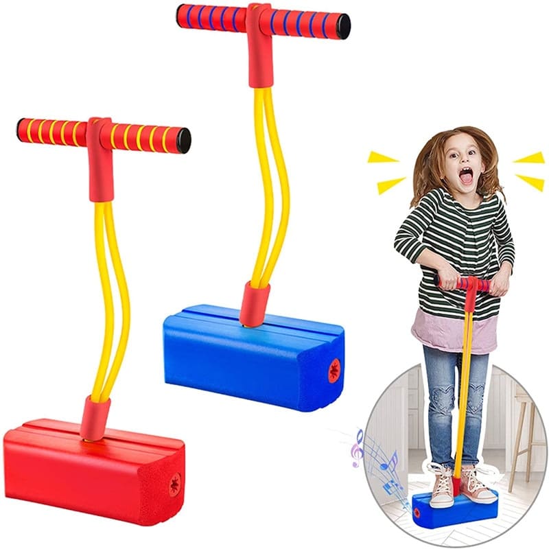 Pula Pula Infantil - Jumper Toy, Atividade Física, Diversão, Desenvolvimento Motor, Brinquedo de Pular, Seguro para Crianças.