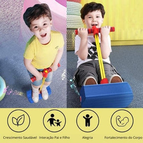 Pula Pula Infantil - Jumper Toy, Atividade Física, Diversão, Desenvolvimento Motor, Brinquedo de Pular, Seguro para Crianças.