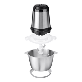 Mini Processador Manual Inox | Triturador de Alho, Cebola e Temperos