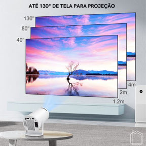 Projetor Samsung, Projetor Portátil 4k, Projetor Portátil, Projetor Full HD, Mini Projector, Data Show