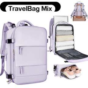 Mochila Multifuncional com carregamento USB (aprovada para voo)