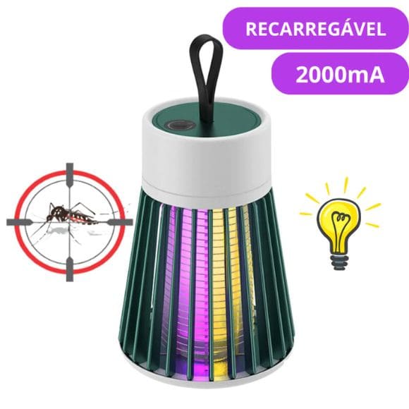 Lâmpada Mata Mosquito, Pernilongo e Borrachudo - Stay Safe - FRETE GRÁTIS, Mosquito, Pernilongo, Repelente para Bebe, Lâmpada de Led, Armadilha para Pernilongos, Mata Mosquito, Raqueteeletrica